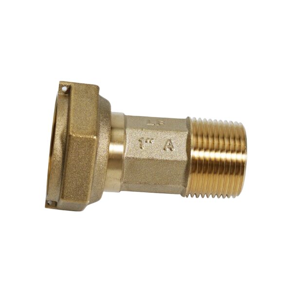 Lead Brass Water Meter Coupling Adapter - Image 3