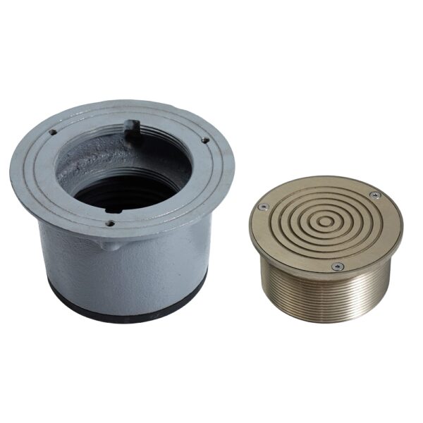 polished cast iron adjustable floor shower drain 0893c