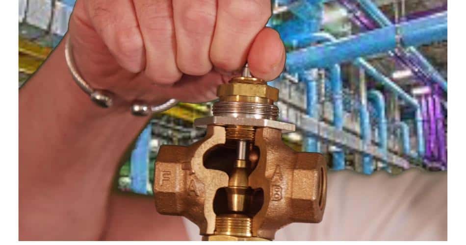 3 way valves components