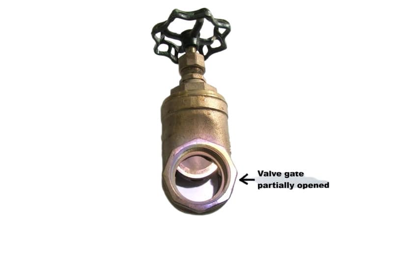 conditions of using for a gate valve