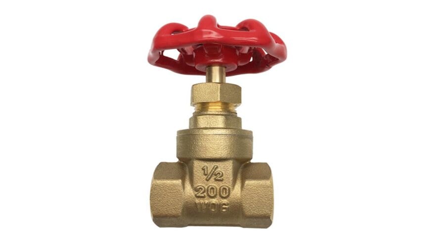 brass gate valve with 200wog