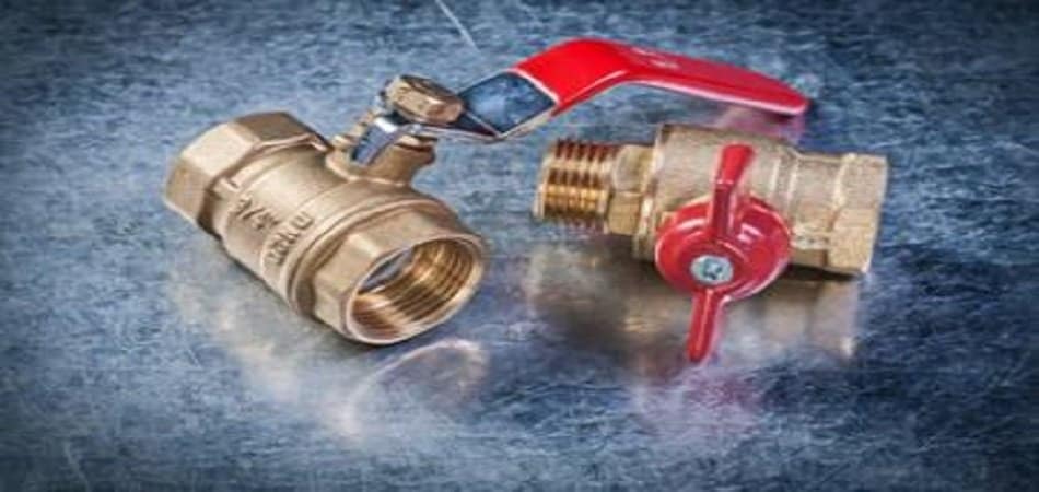 Copper ball valves with thread connection