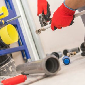 Restroom Plumbing Job