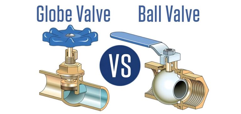 ball valve and globe valve