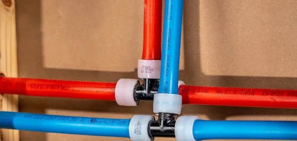 placing the pex pipes