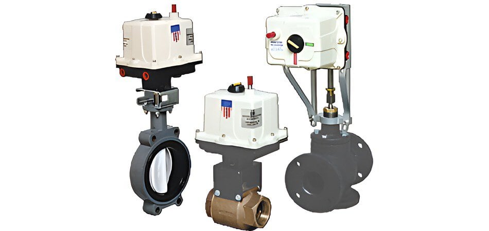 Electric actuator valves