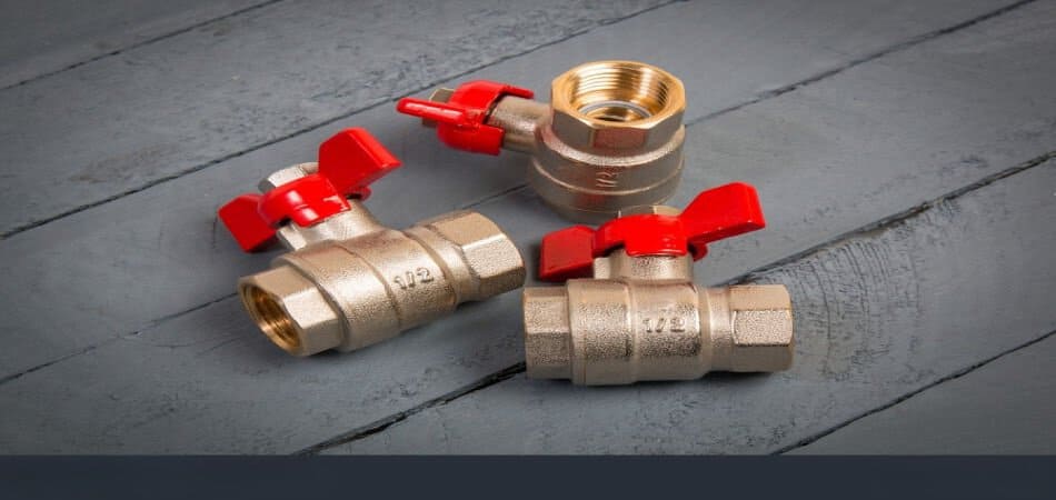 Ball valve size marking