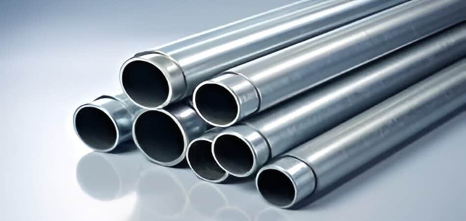 Galvanized steel pipes