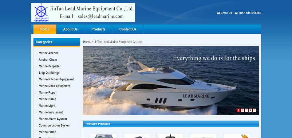 Jintan lead marine equipment
