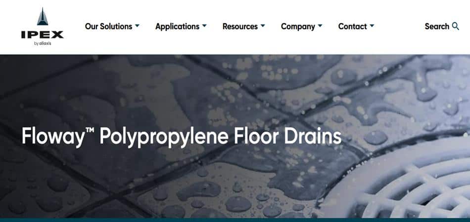 IPEX floor drain