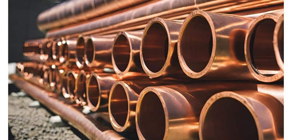 copper pipes for water supply