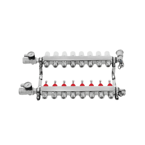 heating manifolds for hvac plumbing system