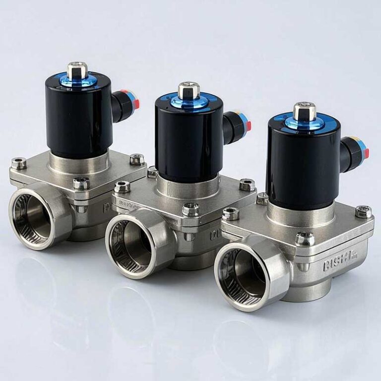 brushed nickel plating actuated valve 04