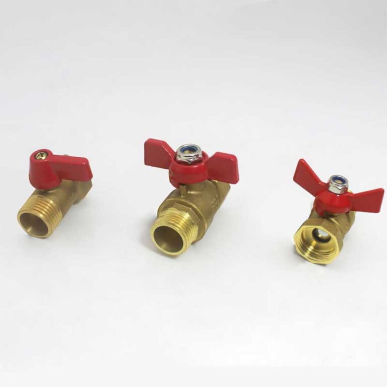 copper color butterfly valve 01