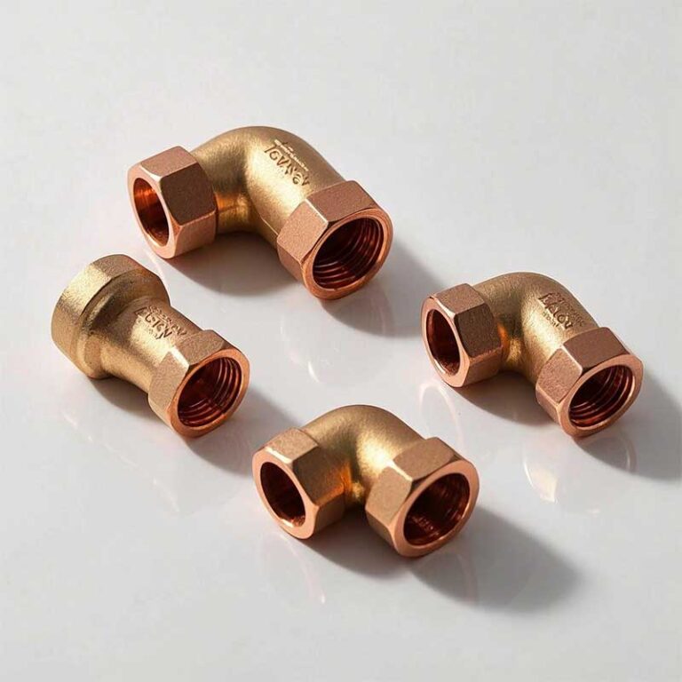 elbows copper pipe fitting 01