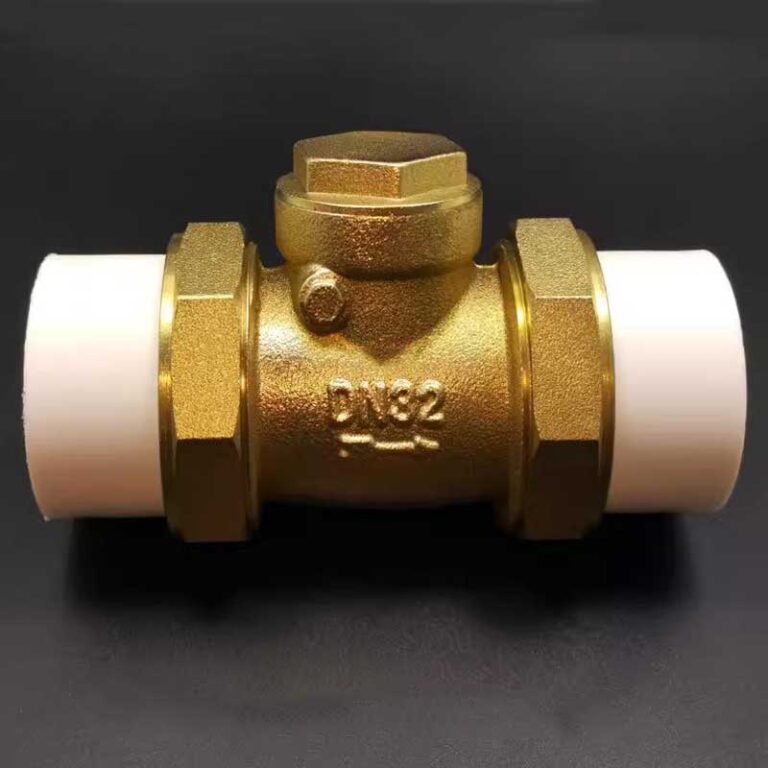 brushed nickel plating check valves 04